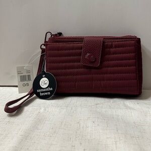 Samantha Brown Burgundy Wallet